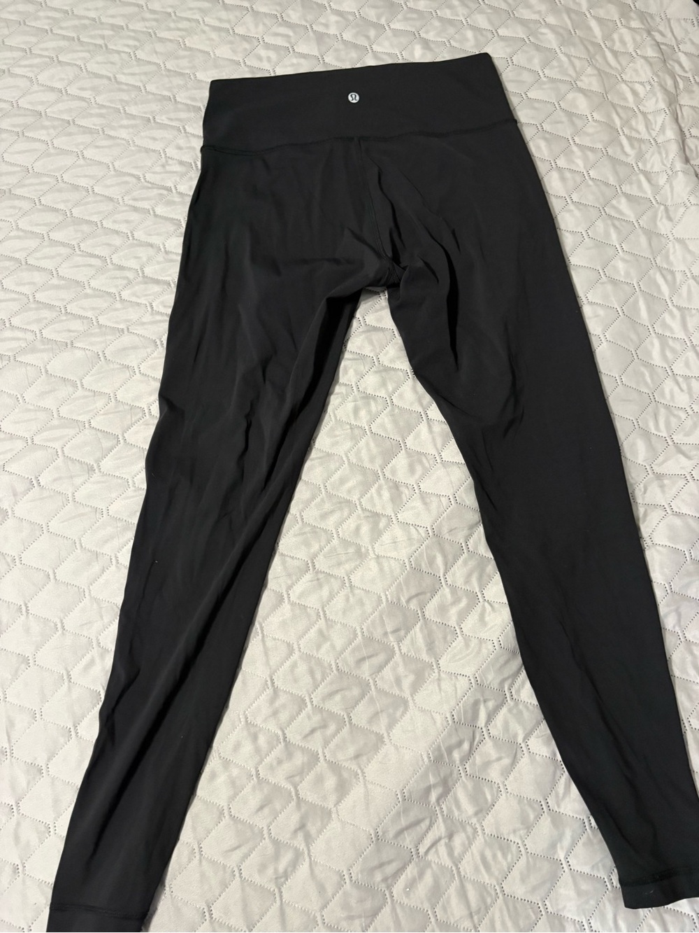 Lululemon Classic High Waist Black Active Leggings Size 16